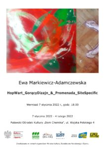 HopWart_GorącyDizajn_&_Promenada_SiteSpecific - wystawa Ewy Markiewicz-Adamczewskiej @ Wojska Polskiego 4