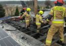 Annopol: Pożar paneli fotowoltaicznych na dachu piekarni