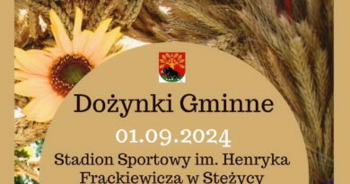 Już w najbliższą niedzielę w Stężycy odbędzie się Gminne Święto Plonów